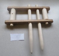 This garden cord winder in ash and oak won a commended certrificate for John Williams